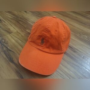 Vintage Beverly Hills Polo Club Orange Hat, Cap, See Pics, Preppy, Designer